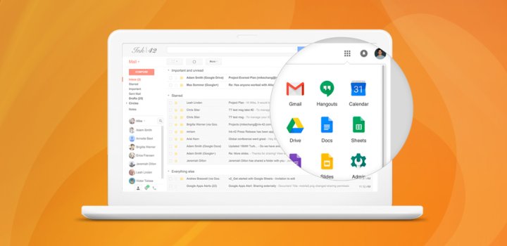 Implantação, customização e treinamento da plataforma G Suite